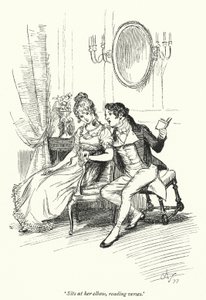 Ilustración para Persuasión de Jane Austen de Hugh Thomson