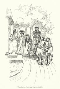 Ilustración para Persuasión de Jane Austen de Hugh Thomson