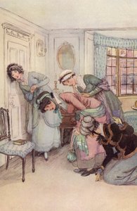 Ilustración para Quality Street de Hugh Thomson