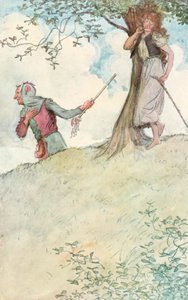 Ilustración para Como gustéis de Shakespeare de Hugh Thomson
