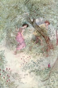 Ilustración para Como Gustéis de Shakespeare de Hugh Thomson
