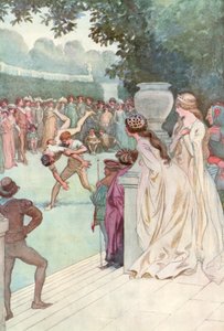 Ilustración de Como gustéis de Shakespeare de Hugh Thomson