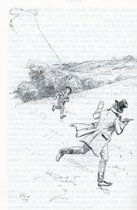 "Mr Knightley volando una cometa"