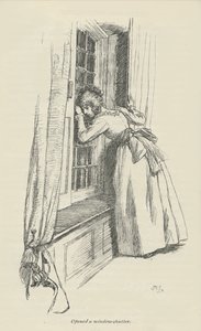 Abrió una contraventana