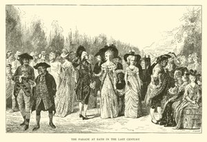 El desfile en Bath en el siglo pasado