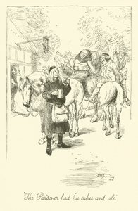El Vendedor de Indulgencias (litografía) de Hugh Thomson