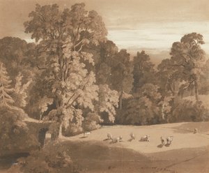Parque en Minto House de Hugh William Williams