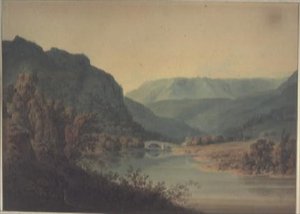 Vista de Braemar, Altas Tierras del Norte de Hugh William Williams