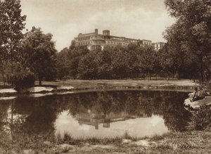 Mexico: Castillo Chapultepec (b/w photo) de Hugo Brehme