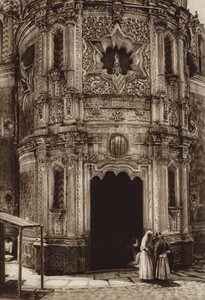 Mexico: Guadalupe Hidalgo, Capilla del pozo (b/w photo)