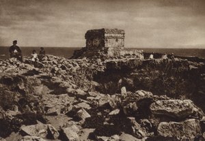 Mexico: Isla de las Mujeres, Yucatan (b/w photo) de Hugo Brehme
