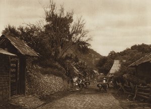 Mexico: Los alrededores de Uruapam (b/w photo) de Hugo Brehme