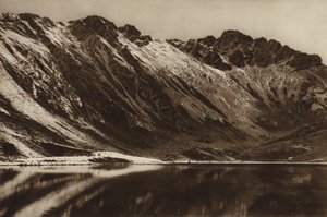 Mexico: Nevado de Toluca, Estado Mejico (b/w photo) de Hugo Brehme