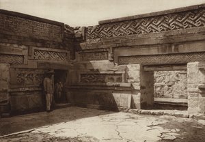 Mexico: Ruinas de Mitla (b/w photo) de Hugo Brehme