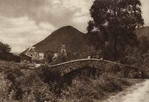 Mexico: San Bartolito (b/w photo) de Hugo Brehme