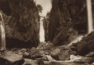 Mexico: Teocelo cerca de Jalapa, Teatro del terremoto de 1920 (b/w photo) de Hugo Brehme