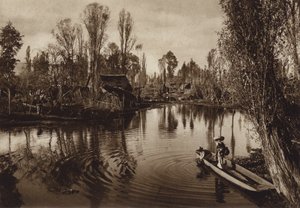 México: Tláhuac (foto b/n) de Hugo Brehme