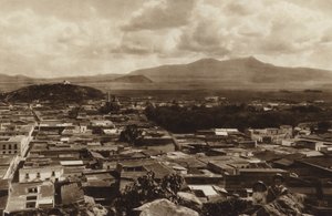 Mexico: Vista de Toluca (b/w photo)