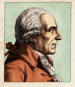 Christian GARVE (7 de enero de 1742-1 de diciembre de 1798), 1854 (grabado) de Hugo Bürkner