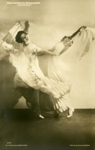 Elsa y Berta Wiesenthal / Fotopostkarte