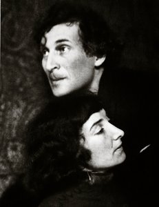 Marc y Bella Chagall (foto sepia)
