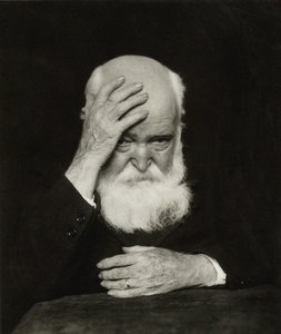 Retrato del artista Hans Thoma 1839-1924, 1920 de Hugo Erfurth