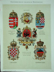 Escudos de armas del Imperio Austrohúngaro, de 