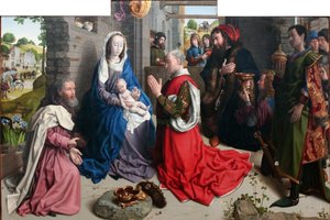 Adoración de los Magos de Hugo van der Goes