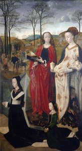 Retablo Portinari: la Adoración de los Pastores (detalle) de Hugo van der Goes
