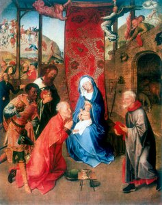 La adoración de los magos, siglo XV de Hugo van der Goes