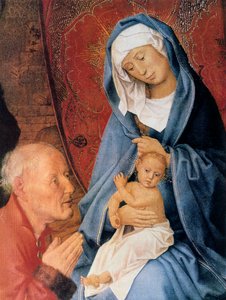 La Adoración de los Magos (detalle) de Hugo van der Goes