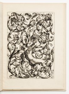 Lámina 3, de Diverses pièces de serruriers (Varios diseños para cerrajeros) de Hugues Brisville