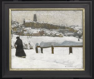 Friburgo en la nieve