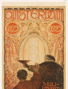 Cartel de la exposición Ámsterdam 1275-1925
Amsterdam 1275 1925 (título en el objeto) de Huib Luns