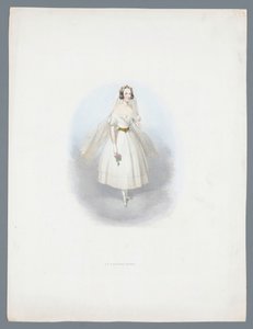 mujer en vestido de novia de Huib van Hove Bz (attributed to)