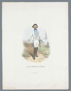 Hombre en traje histórico de Huib van Hove Bz