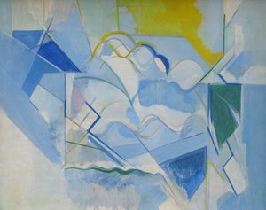 Smoke No. 1, c.1942 (óleo sobre lienzo) de Humphrey Jennings