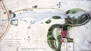 Plan de jardín para Gosfield Place, Essex