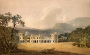 Fachada de jardín del castillo de Shanbally, condado de Tipperary de Humphry Repton