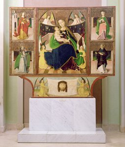 Retablo de la Virgen María de Liptoszentandras c.1480 de Hungarian School