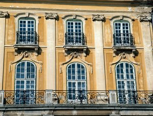 Fachada del palacio Esterhazy de Hungarian School