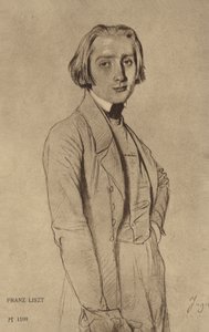 Retrato de Franz Liszt de Hungarian School