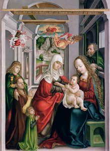 Santa Ana con la Virgen y el Niño, Eperjes, c.1520 de Hungarian School