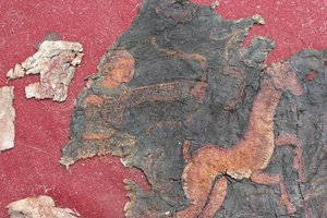 Detalle de alfombra, 1ra mitad del siglo I d.C.