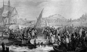 Napoleón 1 en Portoferriao de Huot Huot