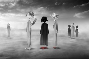 Figuras surrealistas del desierto