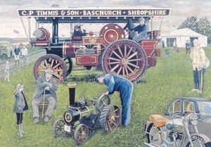 Tractores en la feria, 1993 de Huw S. Parsons