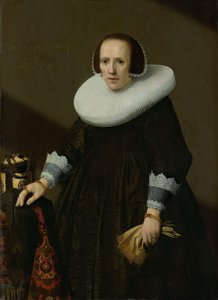 Retrato de Geertruyd Reael, esposa de Philips Denijs de Huygh Pietersz Voskuyl