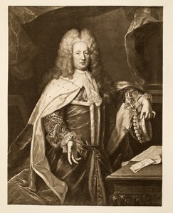 Henry St. John, Vizconde de Bollingbroke, pub. 1902 de Hyacinthe Francois Rigaud
