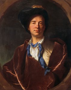 Retrato de Bernard Le Bovier de Fontenelle de Hyacinthe Francois Rigaud